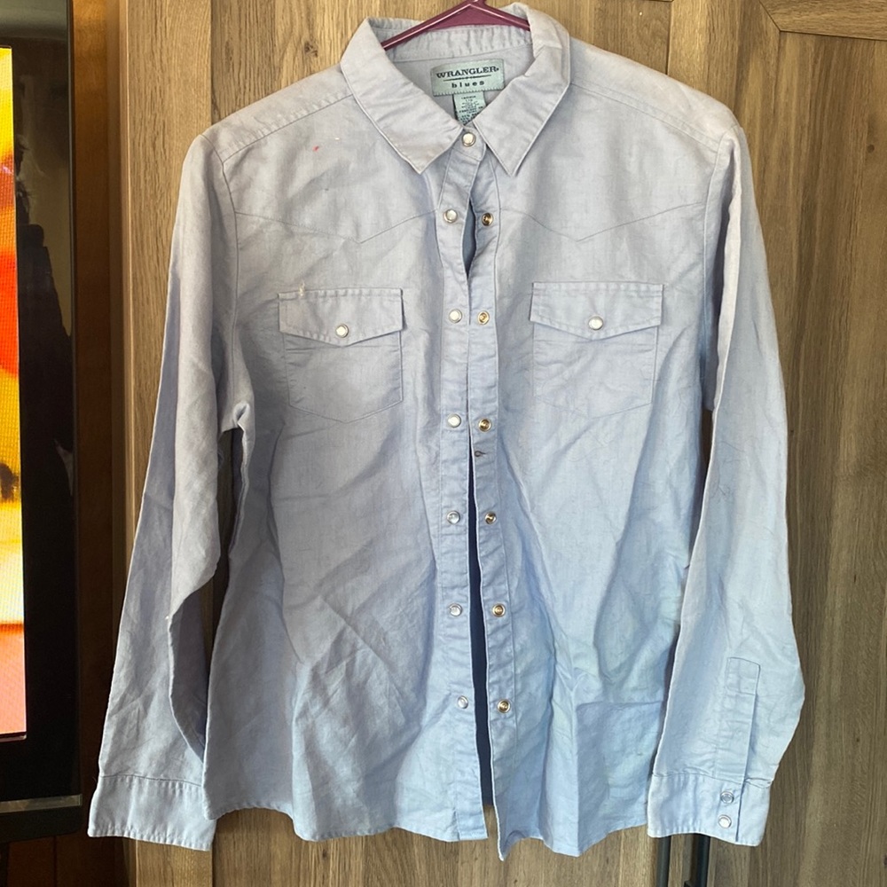 Light blue western shirt
